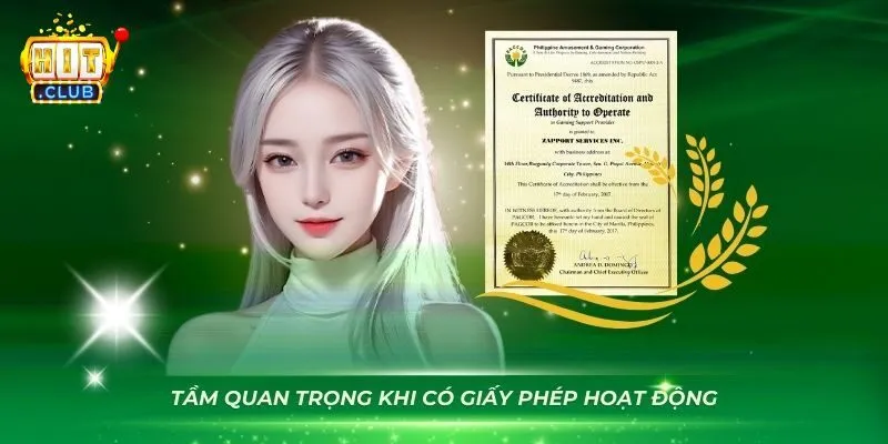 Tầm quan trọng của giấy phép hoạt động