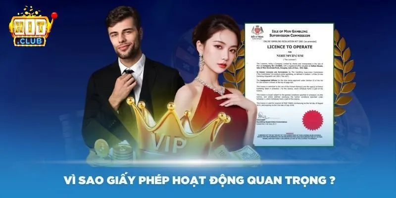 Tổng hợp các loại giấy phép hoạt động của Hitclub